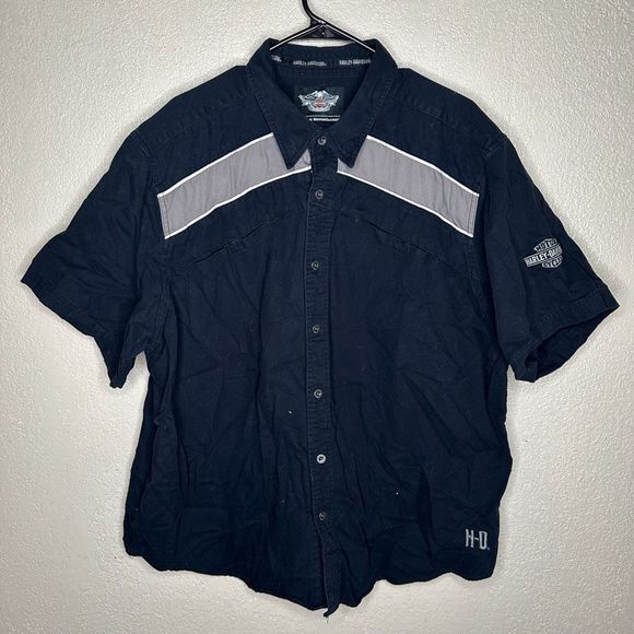 Harley Davidson Button Down Shirt XXL - Picture 1 of 4